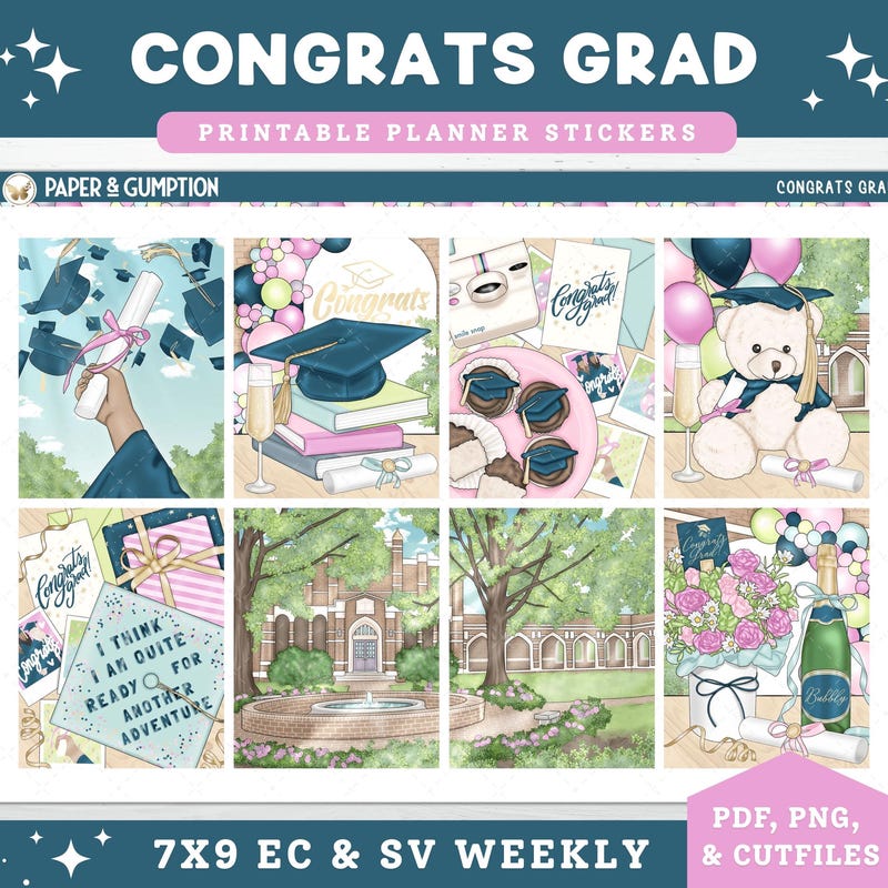 Graduation Stickers - Etsy