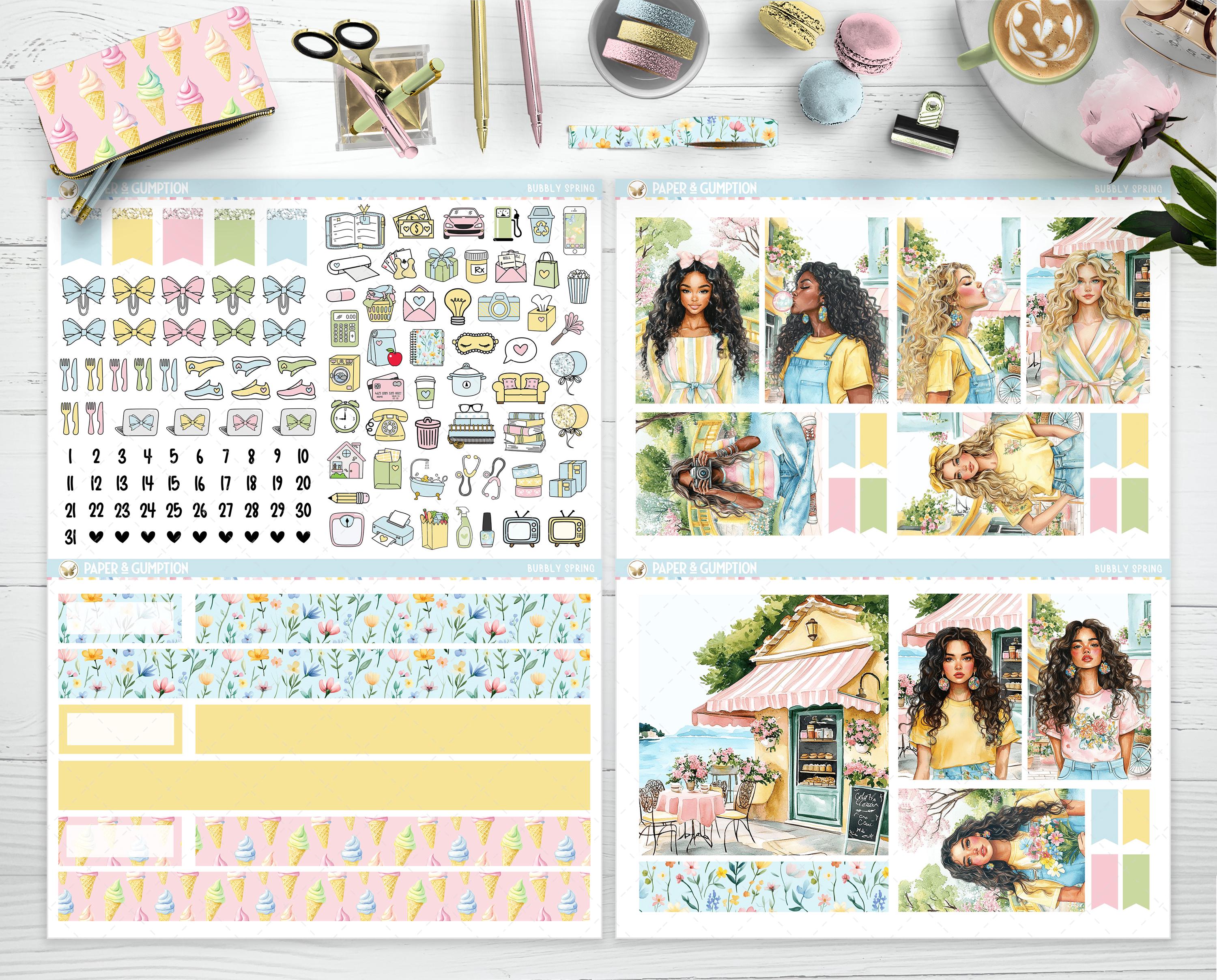 Printable Planner Stickers Weekly Sticker Kit Classic Happy Planner ...