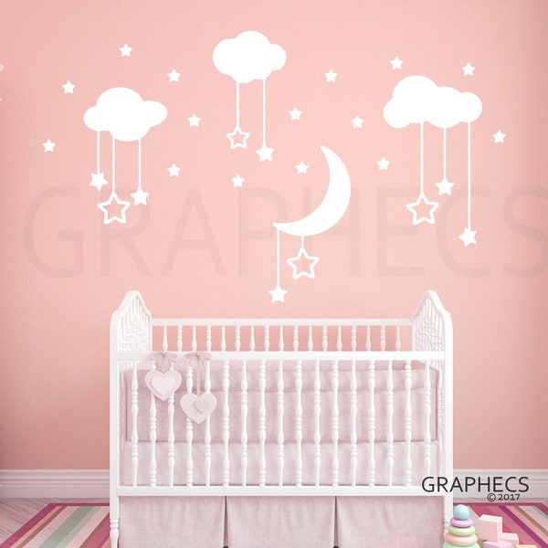Celestial Wall Decals - Etsy