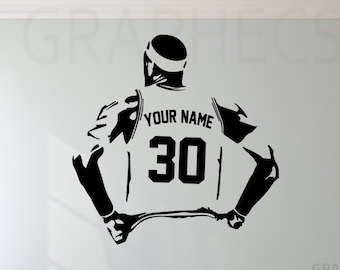 Basketball Wall Decal - Choose your NAME and NUMBERS Custom Personalized Basketball Decal Player Vinyl Sticker Decor Kids Bedroom