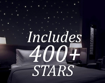 Glow in the Dark Stars, Star Wall Decals, Ceiling Stars, Galaxy Stickers, Realistic Starry Night, Romantic Gift, Luminous Space