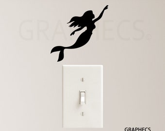 2x Cinderella Castle Mickey Mouse Ears light switch vinyl Decal sticker Disney