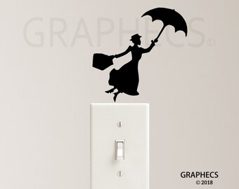 Playing Piano Vinyl Decal Sticker Classical Music Light Switch Kids Nursery