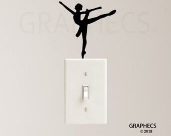 ballet school Wall Decal Window Sticker Handmade 1565 Ballet dance ballet tutu pointe shoes