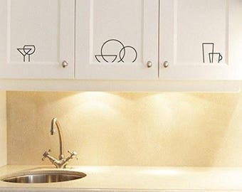 Cabinet Decal Etsy