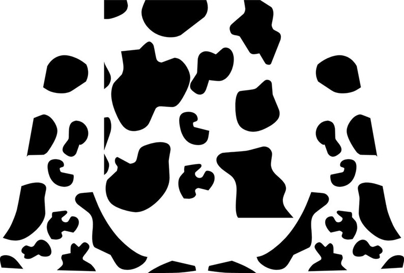 Cow Print Kitchen Mixer Set Decal Vinyl Sticker Skin Home Decor