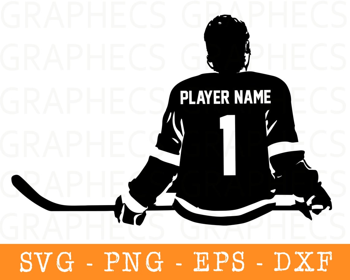 Hockey Player SVG Boy Hockey SVG Personalized Hockey Svg Etsy