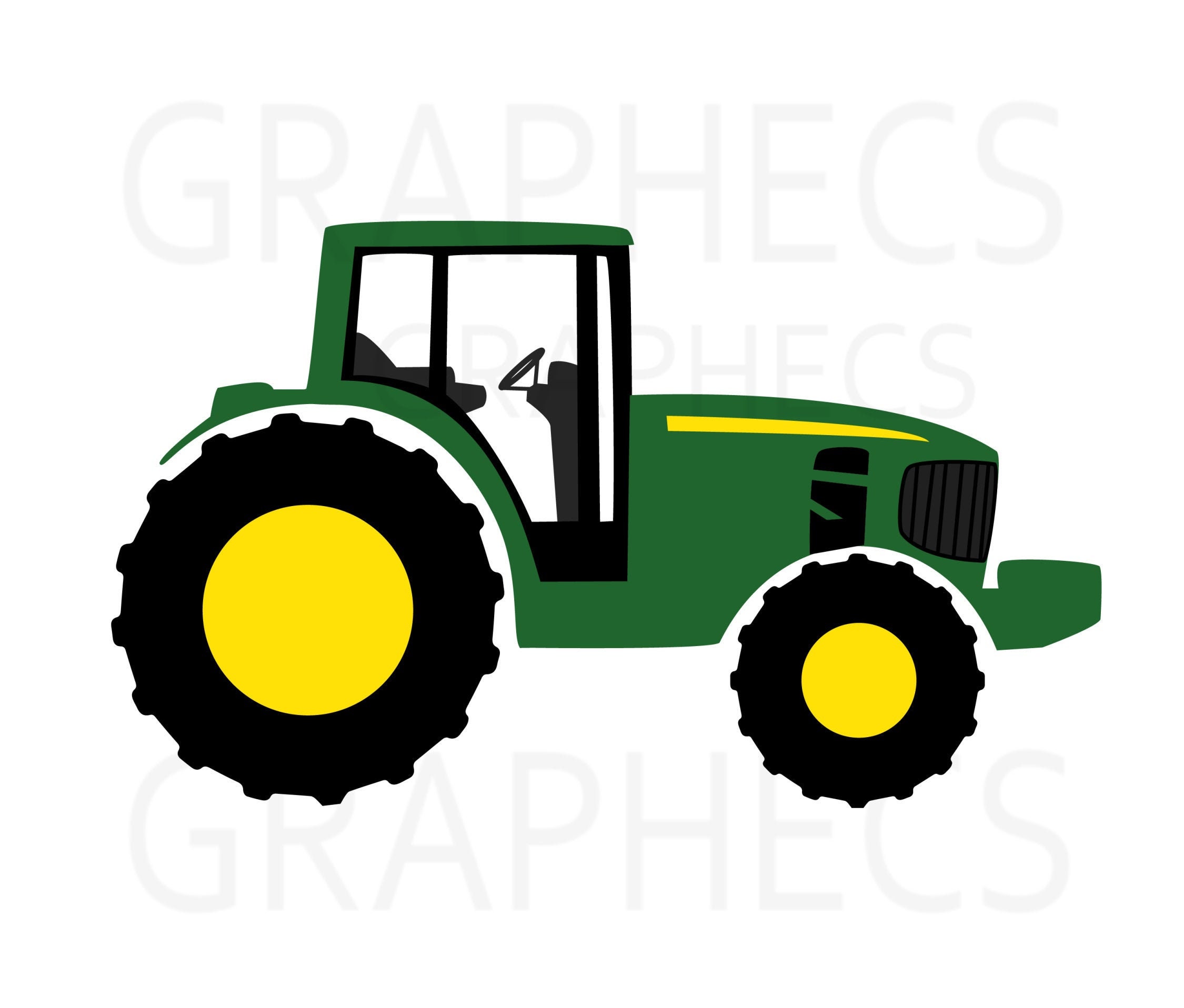 Farm Tractor SVG EPS PNG Dxf for Cricut Silhouette Studio | Etsy