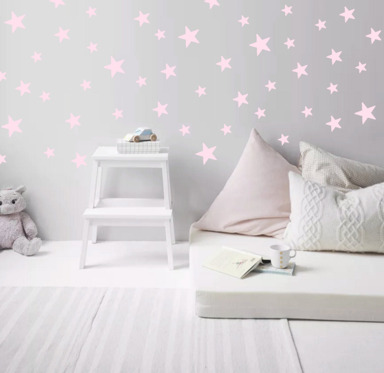 Star Wall Decals, Peel and Stick Application, Star Wall Stickers ...