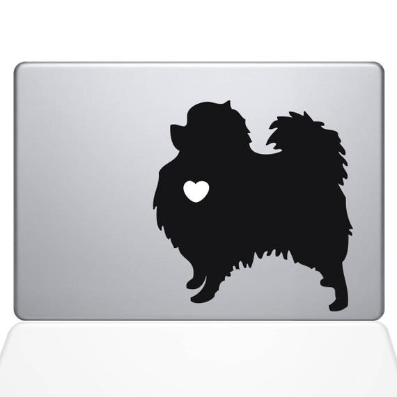 I Heart Love My Pomeranian decal sticker