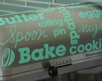 Kitchen Mixer Cooking Set Decal Vinyl Decal Sticker Bake Home Decor