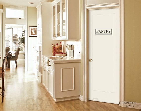 Handmade Products Pantry Vinyl Decal Kitchen Door Frame Sticker