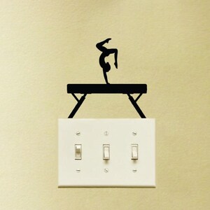 Gymnastics Balance Vinyl Decal Sticker Light Switch Kids Home - Etsy