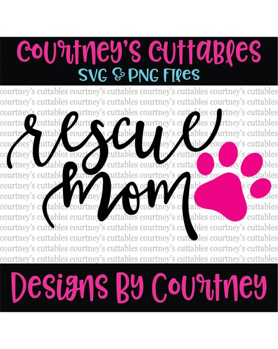 Download Rescue Mom SVG Dog Lover SVG Adopt Don't Shop Cat | Etsy
