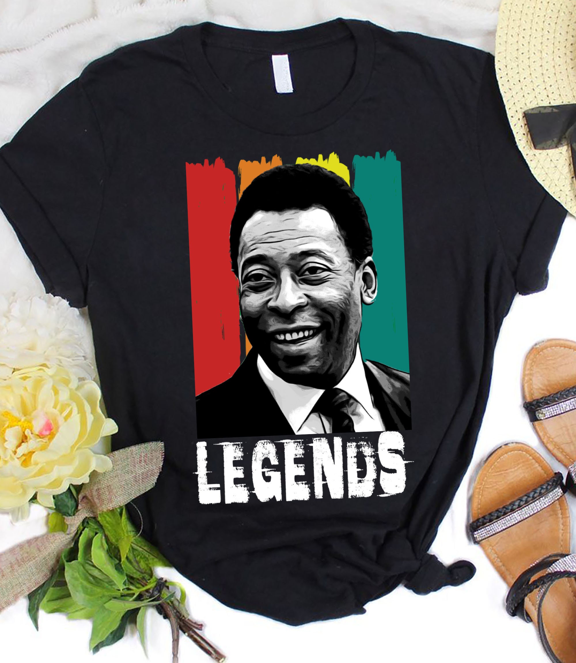 Discover Pele 1970 Brazil Grey Shirt Ryan Reynolds Edition