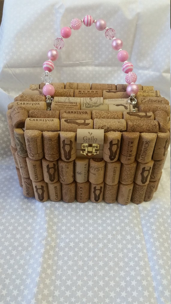 wine cork purse