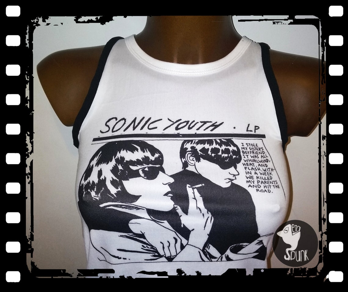 Sonic Youth Tshirt from the Goo album Top Grunge 90s Etsy