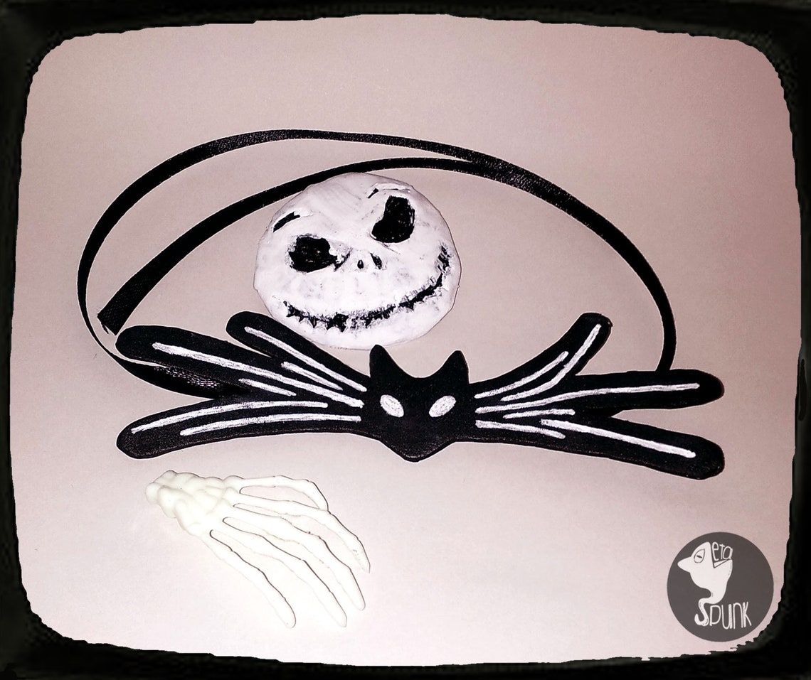 diy jack skellington bow tie