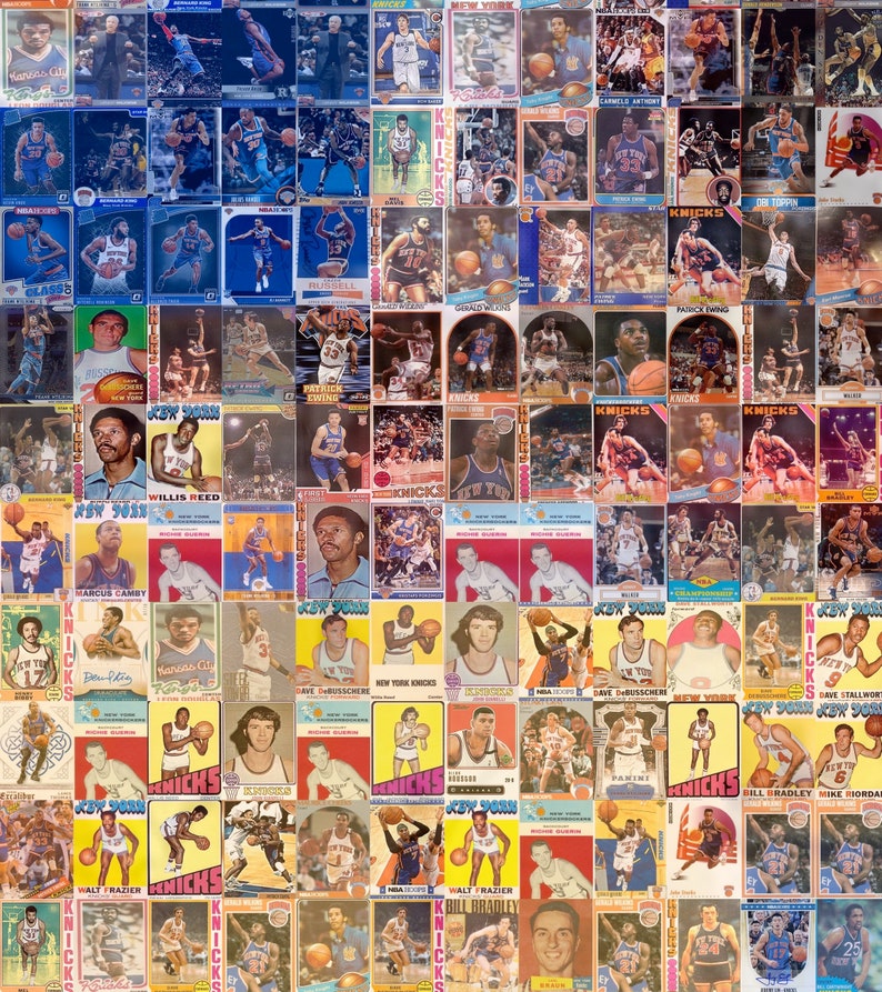 New York Mosaic Wall Art: Madison Square Garden, from Player Card Images-Father's Day Gift! imagen 3