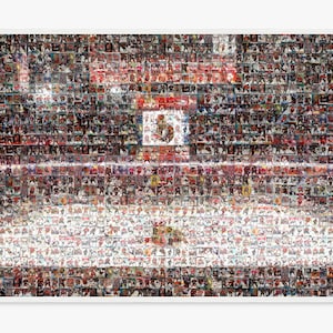 Ottawa Senators Mosaic Wall Art Print von Canadian Tyre Center aus 220+ Player Card Bilder! Vatertags Geschenk und Manhöhle/Büro Dekor!