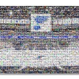St. Louis Mosaic Art Print from Trading Card Images image 1