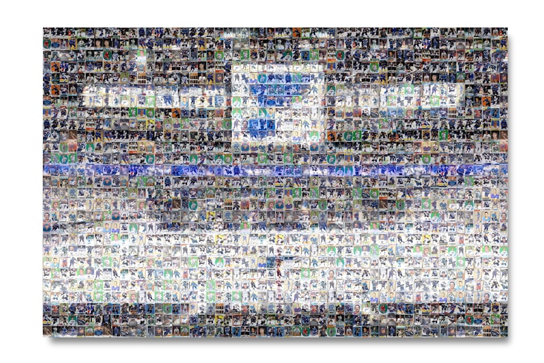 St. Louis Mosaic Art Print from Trading Card Images image 1