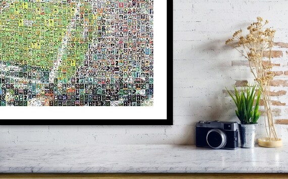 Unique New York Jets Football Mosaic Art Of Metlife Stadium Etsy