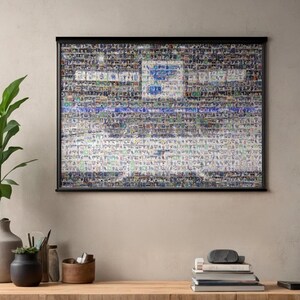 St. Louis Mosaic Art Print from Trading Card Images image 4