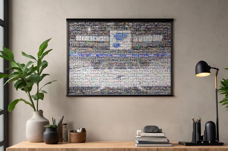 St. Louis Mosaic Art Print from Trading Card Images image 4