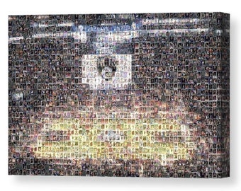 Brooklyn Nets Basketball Mosaic Wall Art Print of Barclay Center with 180+ Player Cards! Great Gift for Nets Fans!