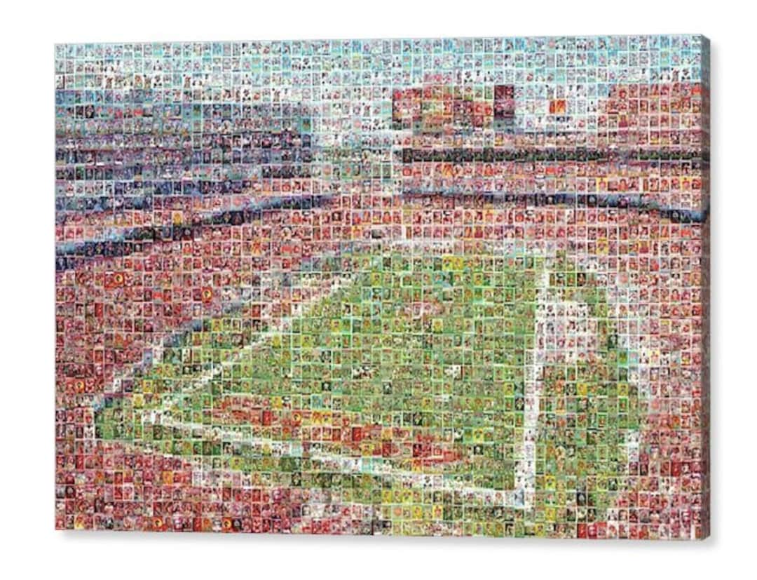 San Francisco 49ers Mosaic Wall Art Print of Levi's Stadium Made of