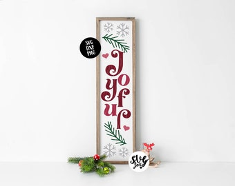 christmas vertical sign Instant SVGDXFSVG Christmas Vertical Sign Bundle of 4 Vol Christmas porch sign svg farmhouse sign 1 vintage