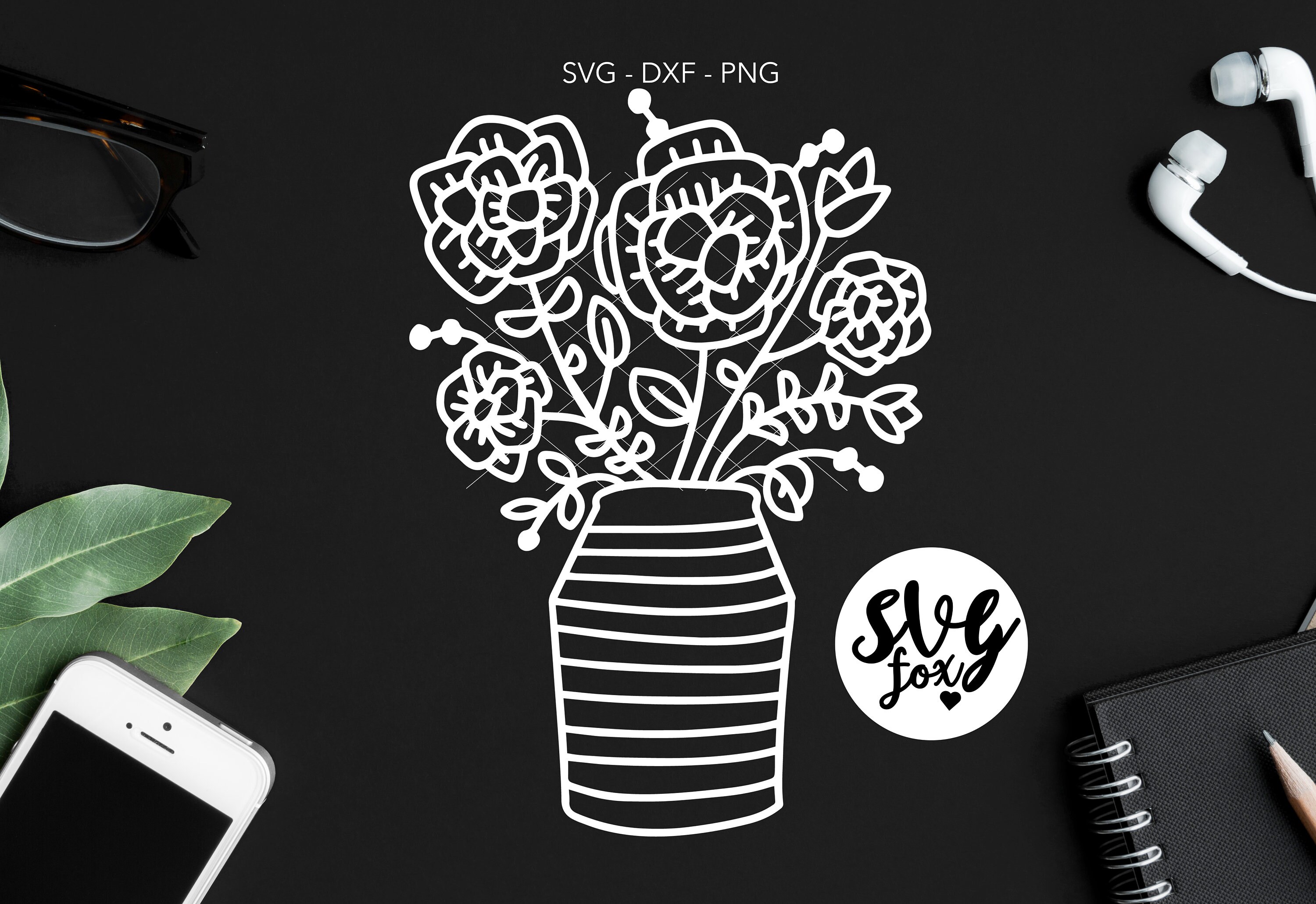 Free Free 125 Flower Vase Svg SVG PNG EPS DXF File