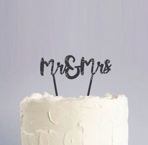 Instant Svgdxf Mr Mrs Cake Topper Cupcake Etsy