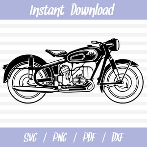 Motorcycle SVG // Biker SVG // BMW R50
