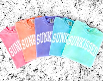 Sunkissed Shirt // Neon Summer T-shirt // Beach Cover Up