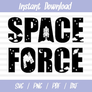 Space Force SVG // Space Force PNG // Militaire SVG