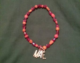 Night in the Woods Saint Rubello Stars and Flames Beaded Bracelet