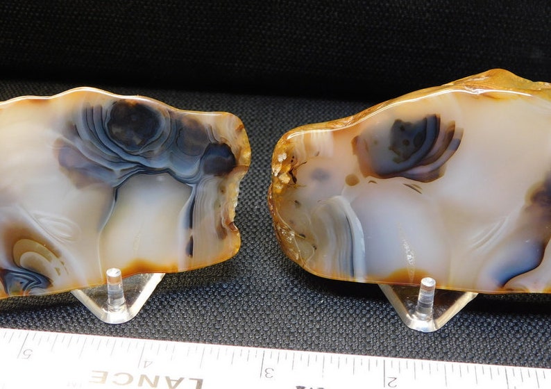 Madagascar ZyaMara Polished Agate Slab Pieces