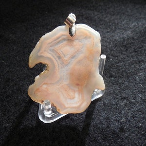 Laguna Agate Pendant Cabochon Jewelry image 2