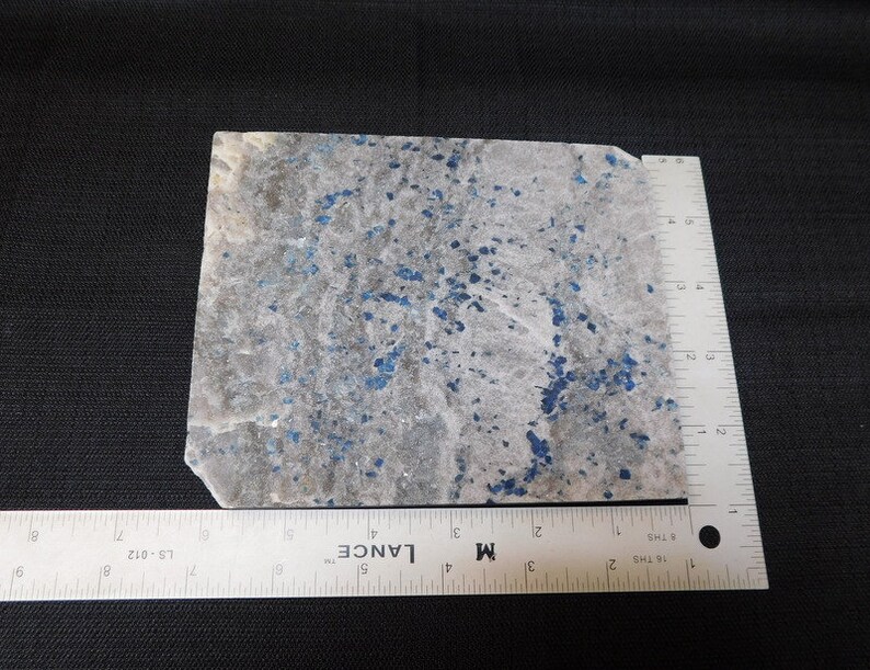 Lazulite Kyanite Rough Georgia Top Quality Collector Slabs Pyrite in Quartz Matrix from Graves Mountain