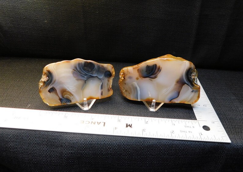 Madagascar ZyaMara Polished Agate Slab Pieces