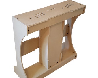 FSAP+, DIY Fight Stick Arcade Pedestal Kit, Flat Pack MDF