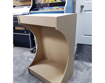 Bartop Arcade Pedestal Diy Kit Flat Pack Mdf Easy To Assemble Etsy