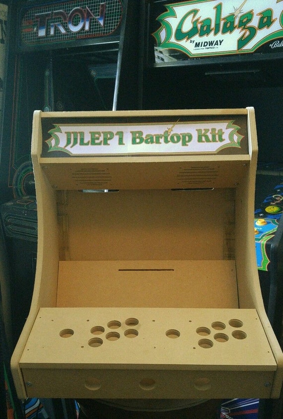 easy to assemble 1 or 2 player bartop / tabletop arcade | etsy