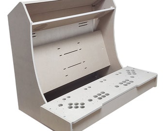 LVL32X4, 4-Player Bartop Arcade Cabinet Kit for 32in Screen, DIY Sanwa Style
