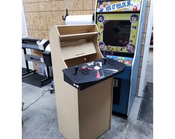 DIY Cabaret Arcade Cabinet Kit, Tankstick Ready (54in), model LVL24TC