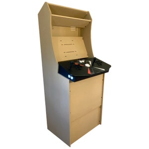 LVL27BT Upright Arcade Cabinet Kit for 23" to 27" screens Open for Tankstick or similar joystick unit with FREE SHIPPING