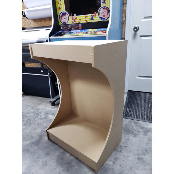 Bartop Arcade Pedestal Diy Kit Flat Pack Mdf Easy To Assemble Etsy