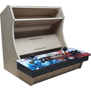 LVL23P2 Easy to Assemble bartop / tabletop arcade cabinet kit for the Pandora's Box w/ marquee holder flat pack mdf FREE SHIPPING